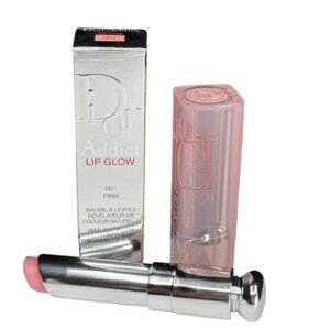 Dior Addict Lip Glow Color Awakening hydrating Lip Balm 001 Pink 0.11 oz NIB